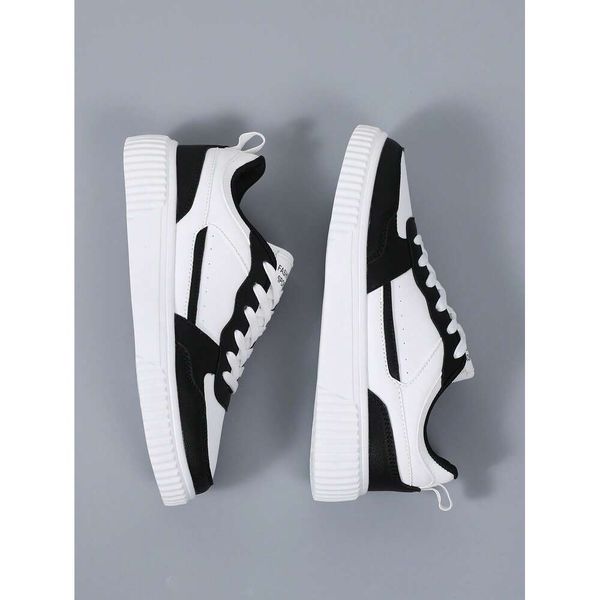 Ddmyoutdoor Men S Two Color Casual Lightweight Sneakers Fashionable Round Toe Sporty Skate Shoes OUTDOOR