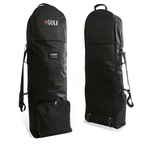 Golf travel bag with wheels universal size heavy-duty golf club travel bag suitable for airline golf aviation bags W240921