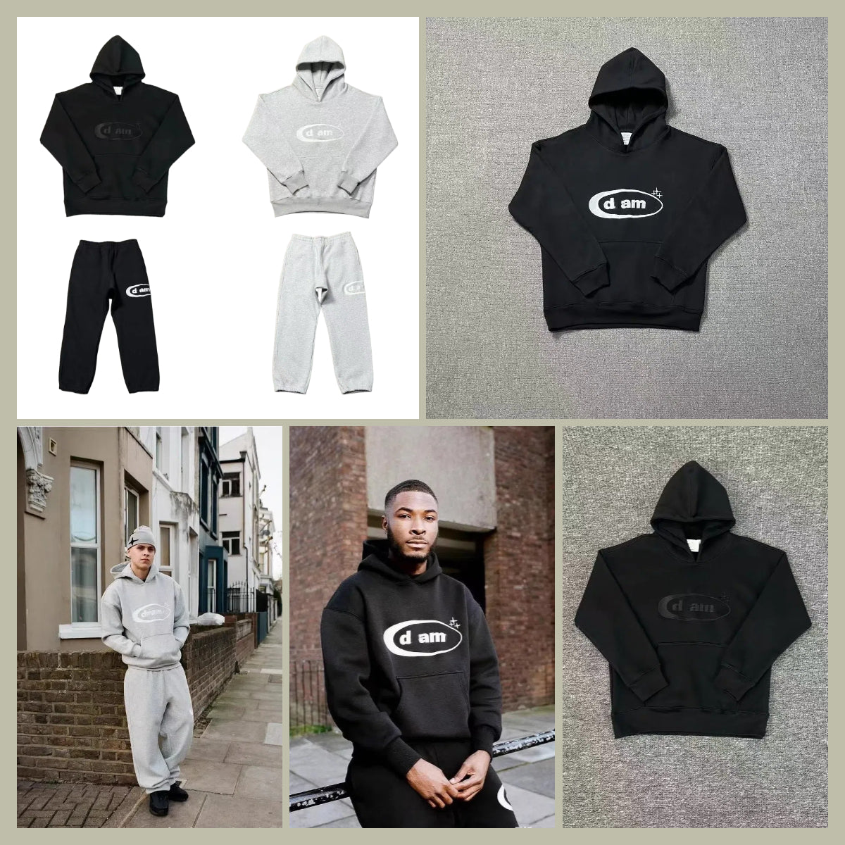 Men&#039;s Drama Call Hoodies Designer Simple Letter Embroidery Loose Casual Pullover Pants Sets High Street Cotton Couple Tracksuit