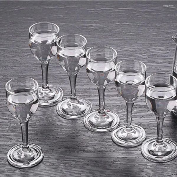 Wine Glasses A Set Of 6 0.3-0.5 Ounces Machine-made Lead-free Glass For Chinese Liquor 10ml - 15ml Will Be Used