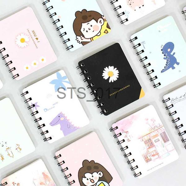 Notepads Notes Mini Loose-leaf Hand Book Notebook Diary blank Notebooks Diaries Kawaii Student Notepad planner School Office Supplies 85X105