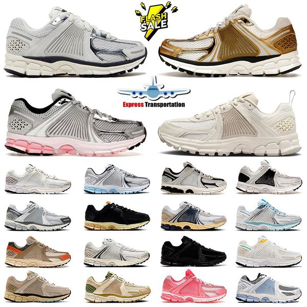Top Quality Vomero 5 Womens Mens Designer Shoes Metallic Gold Hot Punch Photon Dust Pink Metallic Silver Blue Tint Brown Running Sneakers Tr