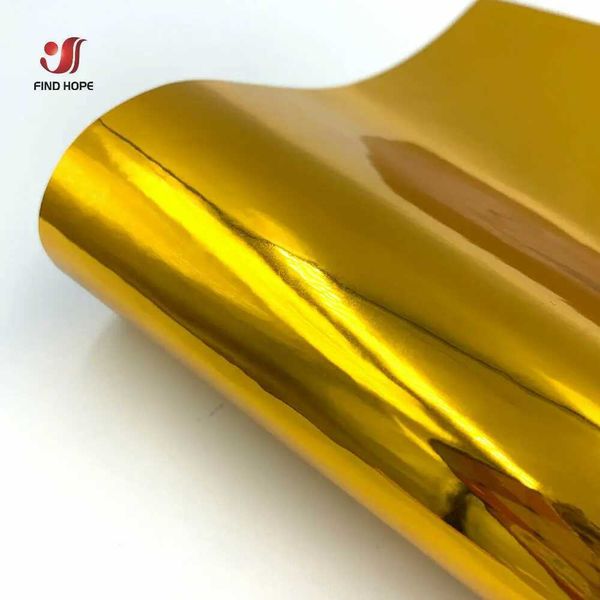 1pc 30*25cm-100cm Chrome Gold Adhesive Permanent Vinyl Decal Craft Sticker Car-Wall-Window Lettering Film Decor for cut Cemao Y240810