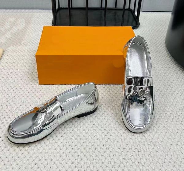 Le Fu shoes, formal shoes, brushed leather women&#039;s shoes, casual shoes, Oxford metal buckle platform shoes, matte