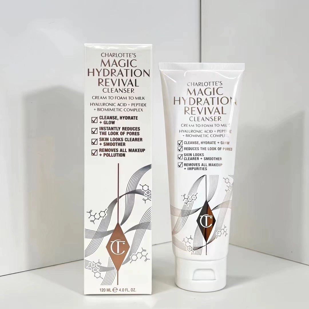 CT Charlotte New Magic Series Fansheng Qiyuan Hyaluronic Acid foam Amino Acid Facial Cleanser 120ML