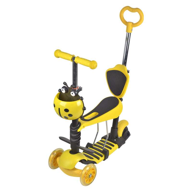 Scooter children 2 years old 6 years old boys and girls children 3 in 1 toddler can sit and ride single pedal sliding scooter