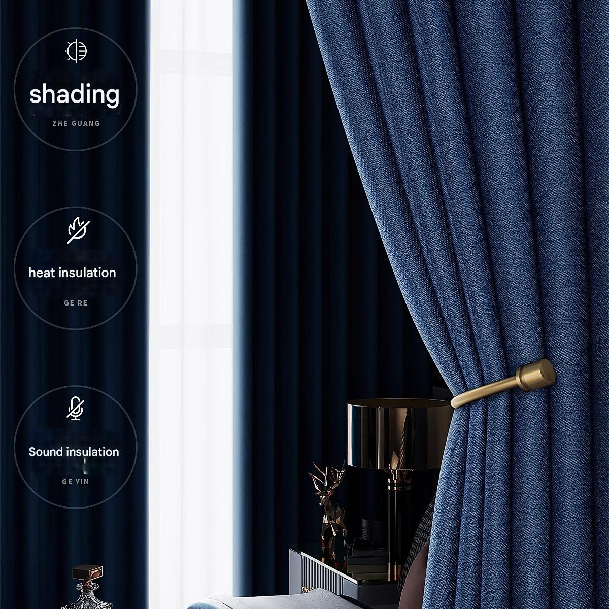 YL-36722 living room to bedroom air conditioning partition curtain blocking curtain curtain punch-free partition rental room door curtain screen