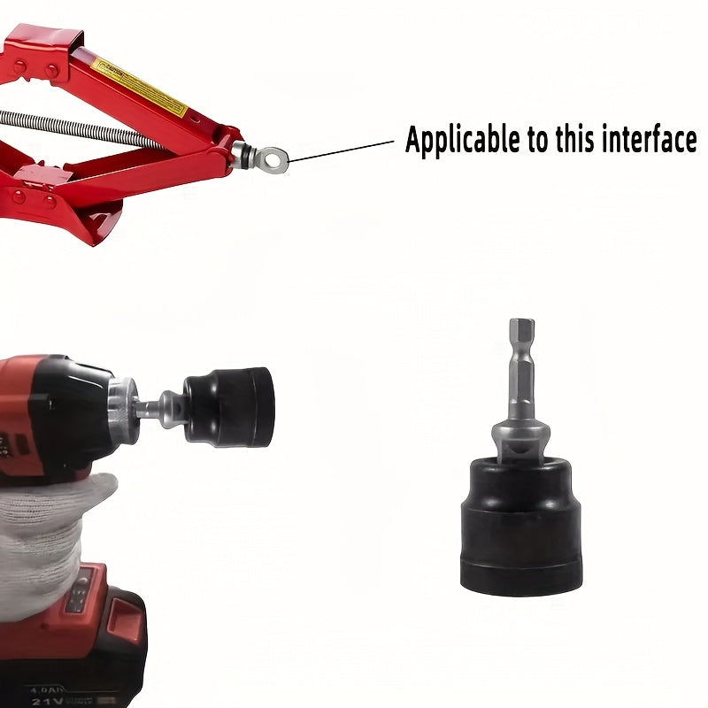 TEMU 1-2pcs Jack Socket Wrench, Quick Lifting Of Car Jacks, Household Car Repair Tool, Quick Tire Change Tool, Convenient And Effortless