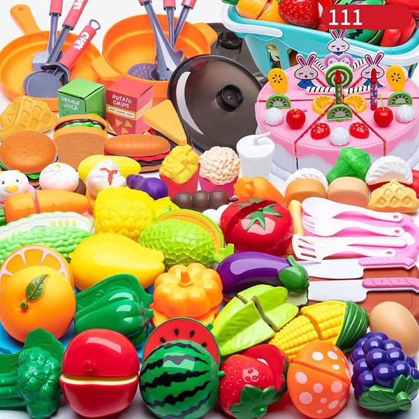 Childrens Kitchen Toy Set Cooking Utensils Kitchen Toys Simulated Fruit Cutting Toys Cooking Accessories Childrens Girls Christmas Gifts 241