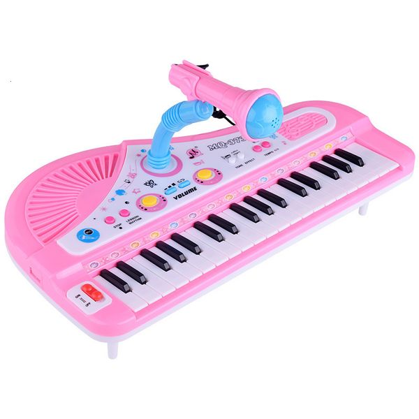 Sound Infant Playing Educational Electronic Piano Baby Toys Children Keyboard Boys Girls Fingers Kids Music 37 Keys Gift Plastic Cute 230629