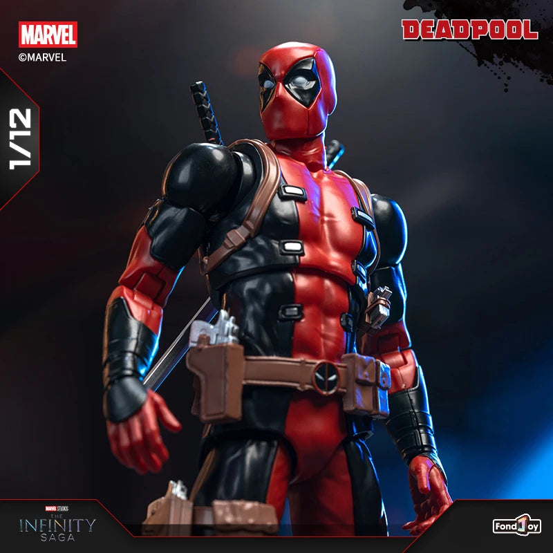 New Fondjoy Deadpool Assembled Model Action Figure 1-12 Movie Characters Collectible Model PVC Model Toys Boys Birthday Gifts
