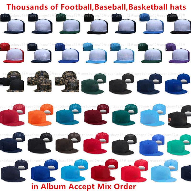 Wholesale Baseball Sport Team Snapback Cap All Football Hats for Men Women Cheap Adjustable sport Visors Hip-Hop Caps More Than 10000+