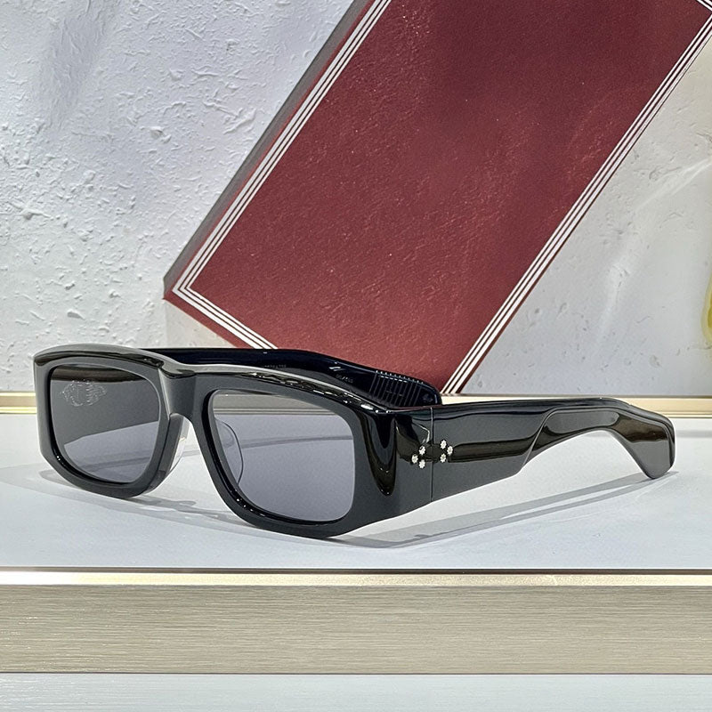 Sunglasses for women handcrafted Chunky plank retro square saccoche ROMI designer sunglasses men thick retro eyewears frames original boxs