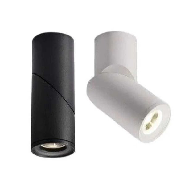 Dimmable Cylinder LED Downlights Surface Mount 7W 12W 15W 18W 24W COB Ceiling Spot Lights AC85~265V Round Lamps Lndoor Lighting Y240802