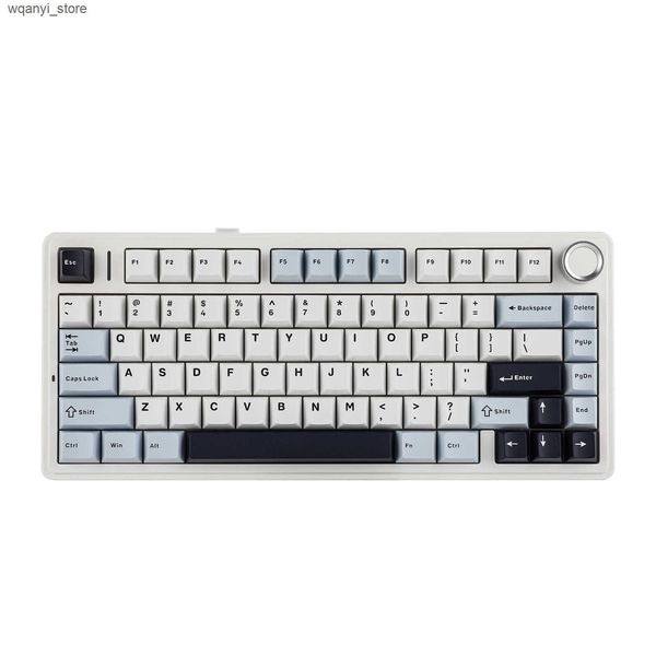 Keyboards EPOMAKER x AULA F75 75% 80 key heat exchange pad Bluetooth 5.0-2.4G wireless-wired mechanical keyboard PBT keyboard L240910