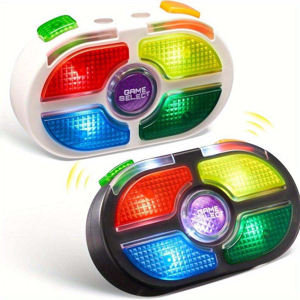 TEMU Syncfun 7-key Handheld Game With 4 Game , Board Games For 1 Players, Lights And Adjustable Sound, Ages 8+ (2-pack)