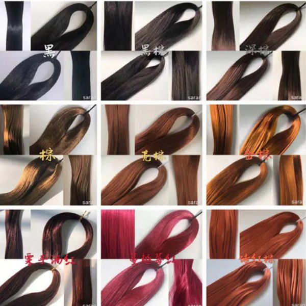 Japan Saran Length 60cm High Quality Candy Color Doll Hair Wig Accessories DIY Hand Toy Ob BJD Bitsu Azone Doll Soft Hair Wig