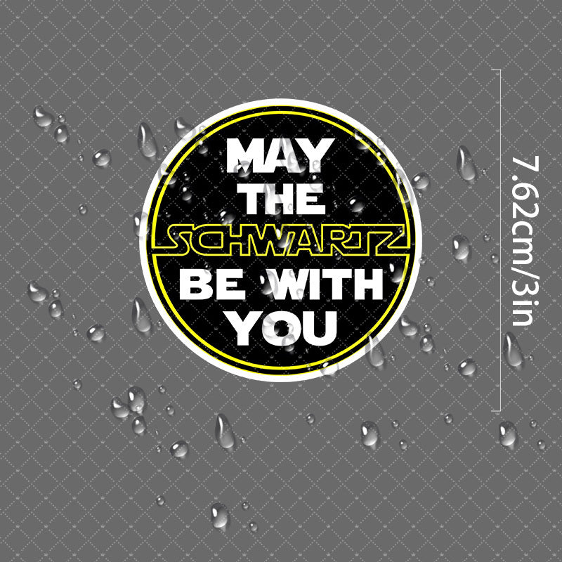 TEMU Spaceballs-inspired 'may The Be ' Sticker Decal, Suitable For Any , For Laptop Decals, Notebook Decals, Water Bottle Decals, Car Decals, Wall