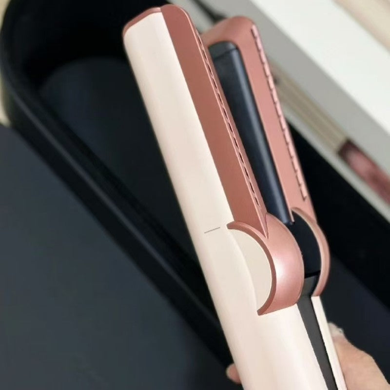 Hot 2 in 1 Hair Dryer + Hair Straighteners Hair Curlers Professional Straightener Ceramic Flat Iron Straightening Curling HT01 HS06 with box