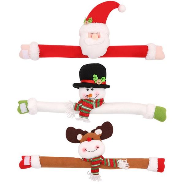 Creative Funny Halloween Buckle Tieback Santa Snowman Doll Curtain Tiebac Holdback Fastener Clamp Window Christmas Decorations Home Decor