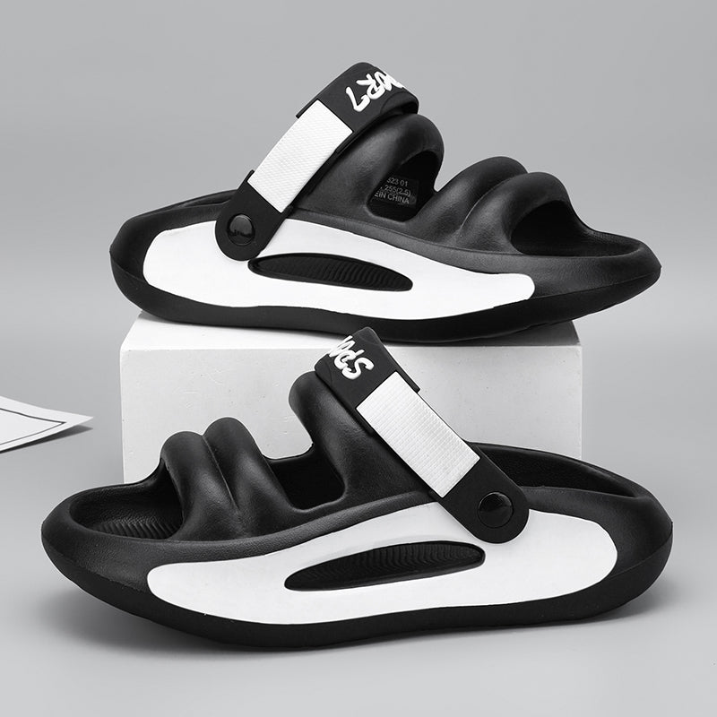 2024 Men&#039;s Slippers Outdoor Sandals Beach Soft Comfortable Slides Clogs Men Casual Shoes Garden Shoes Men Women Beach Sandals