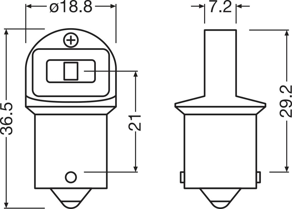 Bulb, direction indicator OSRAM 5007DWP-2BL