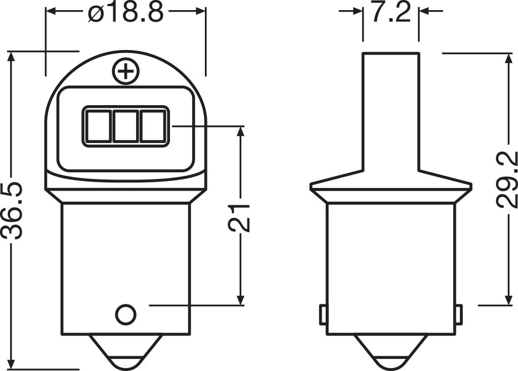 Bulb, direction indicator OSRAM 5008DWP-2BL