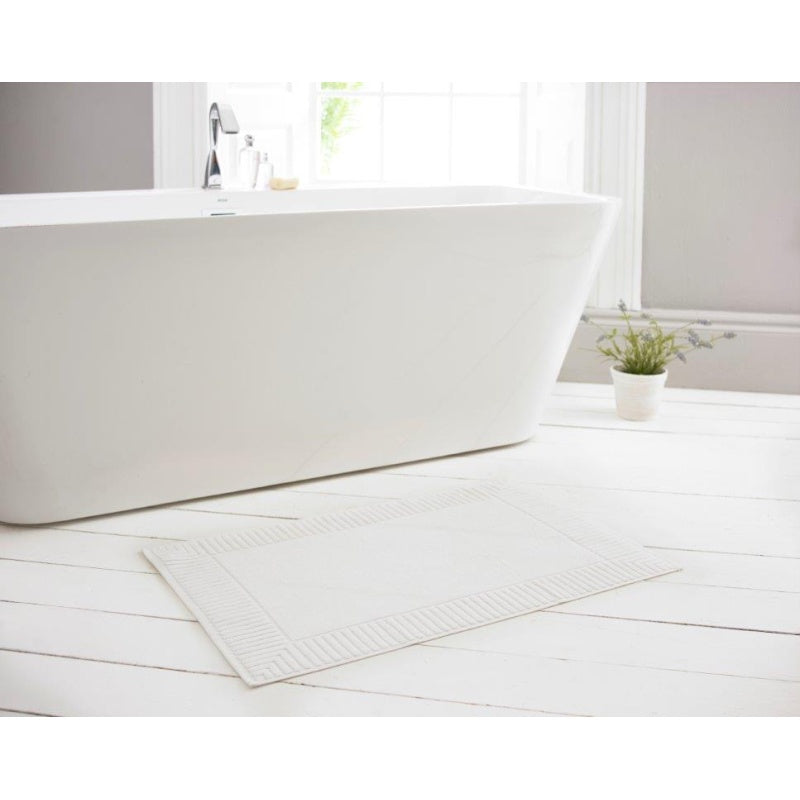 Deyongs Bliss Terry Bath Mat 50 x 80cm - White
