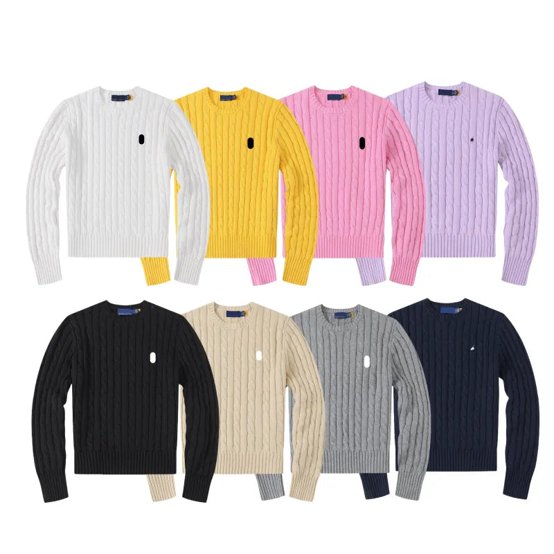 polo sweater ralphl Designer women sweaters pull cardigan Polos knit cardigans Shirts Classic Sweatshirt Embroidery Shirt Asian size Fashion