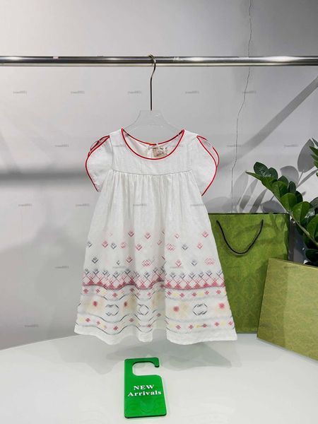 Popular girls dress Off-the-shoulder design dresses kids designer clothes Coloured embroidery Dress Various styles Girls skirts