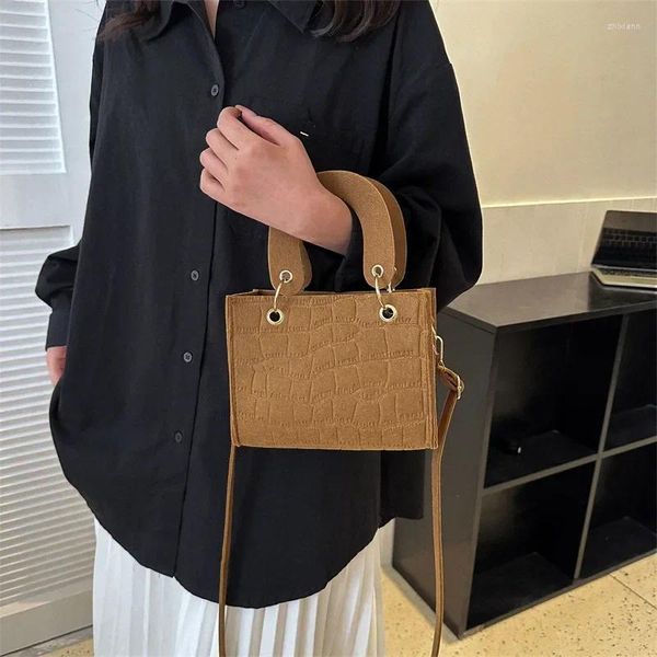 Shoulder Bags Stone Pattern Women&#039;s Handbag 2024 Trend Single Crossbody Bag Fashion Casual Simple Small Square