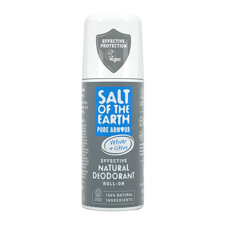 Salt-of-the-earth Pure Armour Explorer deodorant for menn (Natura l Deodorant) 75 ml