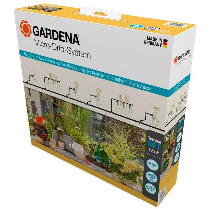 Gardena Start Set Micro-Drip-Irrigation Terrace Set 30 Plants