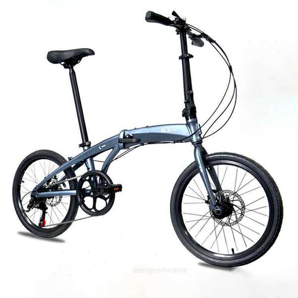Bikes Bikes 20 Inch Foldable Bike Folding Bicycle Aluminum Alloy Frame With Disc Brake 7 Speeds Y240423 PLX