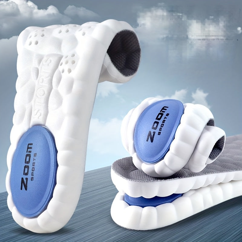 TEMU 2-4 Pairs Of Shock-absorbing Sports Insoles, Soft And Breathable With Odor Resistance For In Activities, Athletic Footwear, Shock Absorption, ,