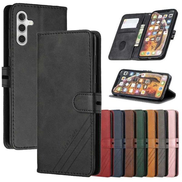Hot Sale Suitable for Galaxy A35 A55 A05 A05S A15 A25 5G A356B A556B magnetic shell holder wallet phone cover T241209