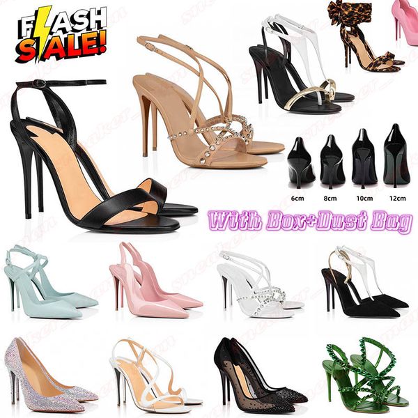 OG Luxurys Pumps Women Red Bottoms Heels Shoes Slingback Designer Peep-toes Open Toes Nappa Office Wedding Ladies High Heel Stiletto Loafers