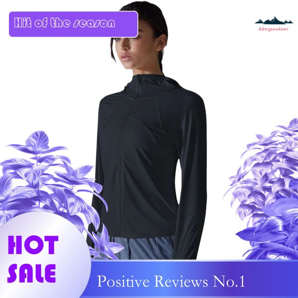 Ddmyoutdoor China Domestic Mermaid Curve Outdoor Original Yarn Cool Summer Loose UV Protection Ice Silk Skin Coat Sunscreen Clothing