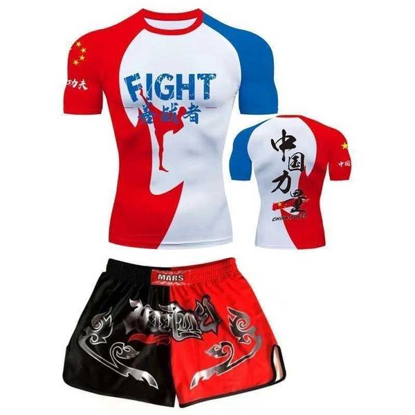 2024 New MMA Boxing Short SLeeve Childrens Suit Sports Mens and Womens Fighting Breathable Quick Drying Training Set X2501291