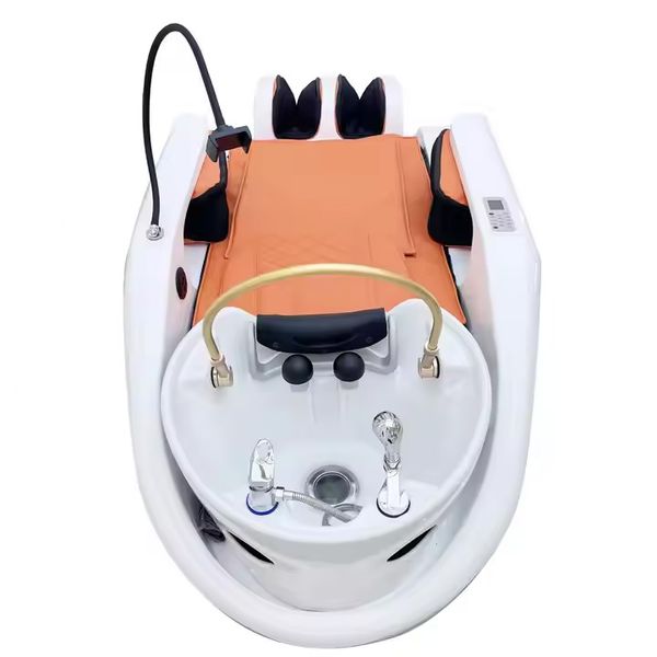 Salon Shampoo Chair Electric Full Body Comfortable Massage Table Shampoo Massage Bed Shampoo Bed Head Spa Basin