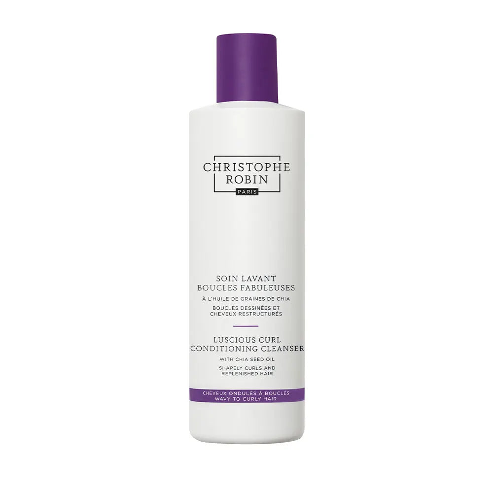 Christophe Robin Fabulous Curls Rituel Nettoyant à l'Huile de Graines de Chia Cheveux Ondulés à Bouclés 150 ml