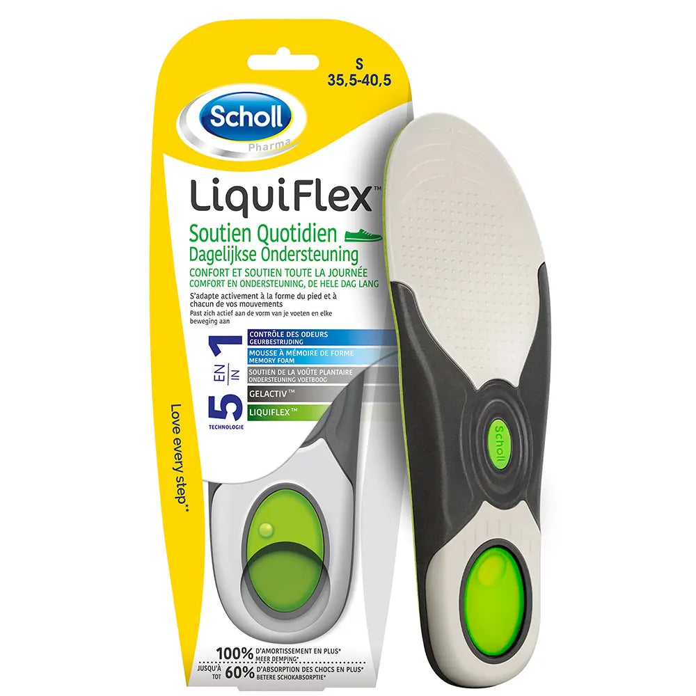 Scholl Plantillas LiquiFlex Daily Support Mujer Talla 35.5-40.5