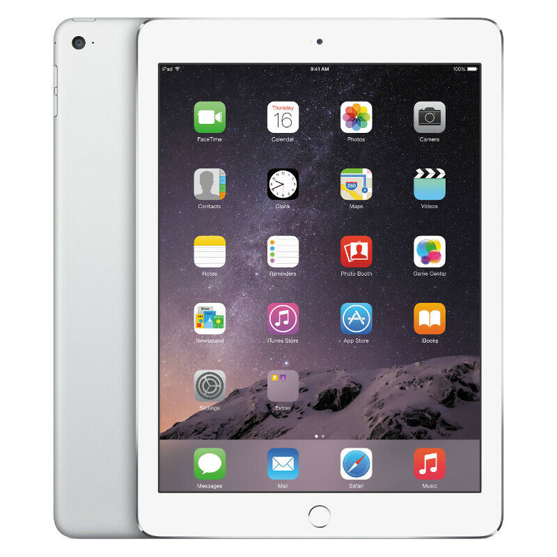 Apple® iPad Air 2 Retina Bundle with Case & Screen Protector (64GB) - SILVER , CELLULAR UNLOCKED