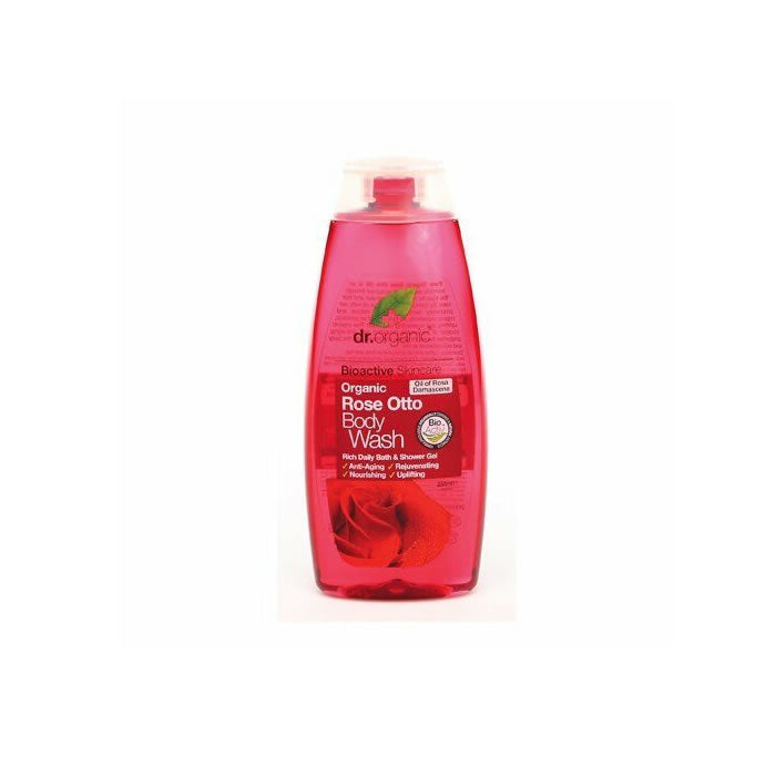 Dr Organic Rose Otto Bade- og dusjgelé 250ml