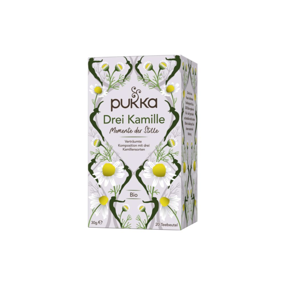Pukka Ceai de plante organic cu 3 mușețeluri, 20 de bucăți (30 g)