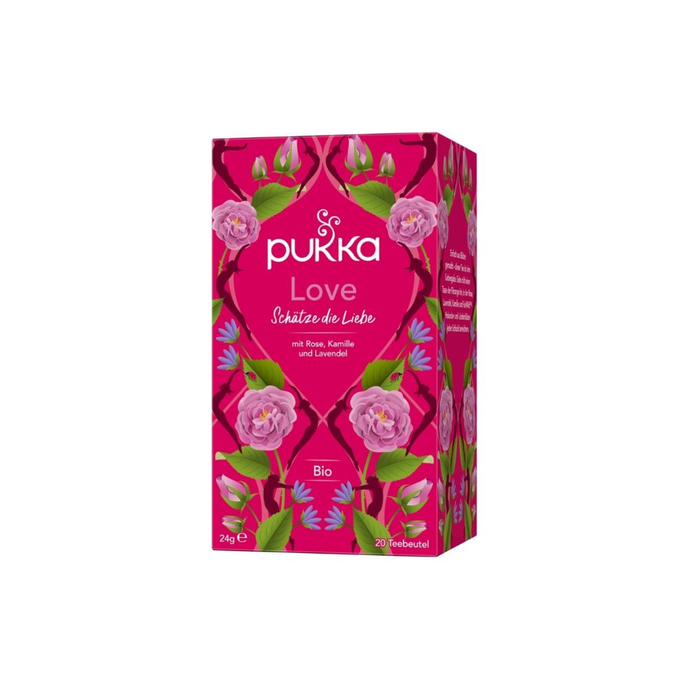 Pukka Ceai de plante organic Love, 20 de bucăți (24 g)