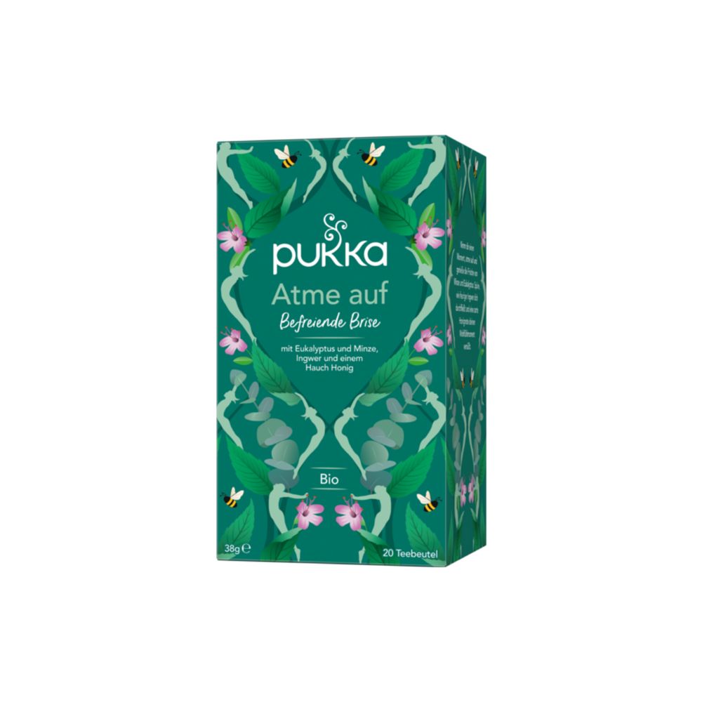 Pukka Ceai de plante pentru respirație profundă organic, 20 de bucăți (38 g)