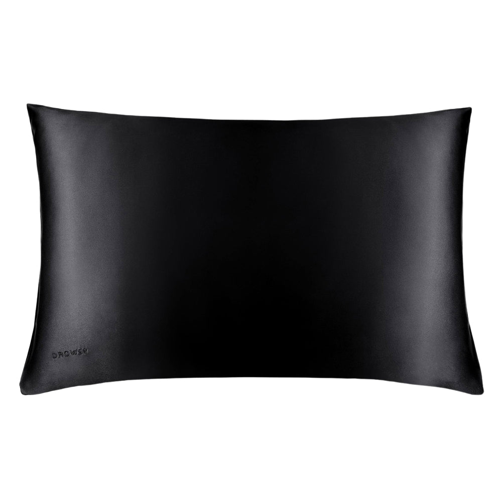 Silk Pillowcase - Queen - Black Jade