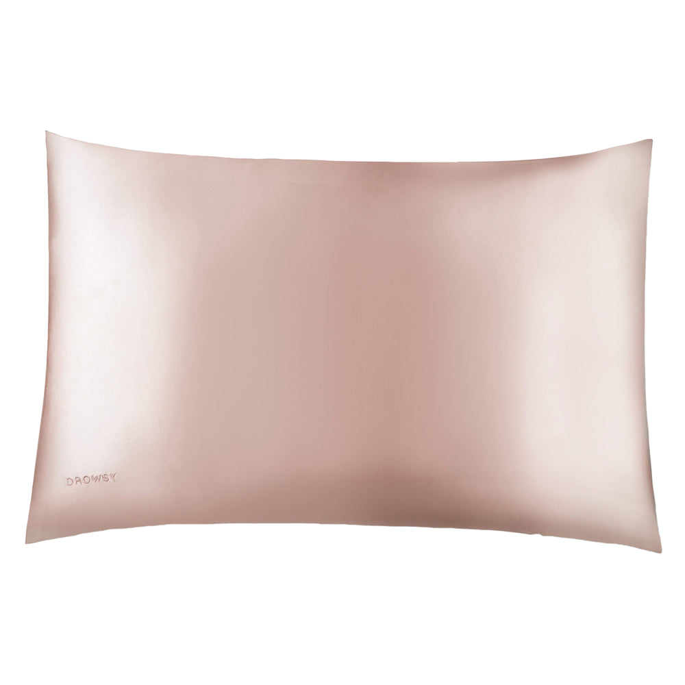 Silk Pillowcase - Queen - Sunset Pink