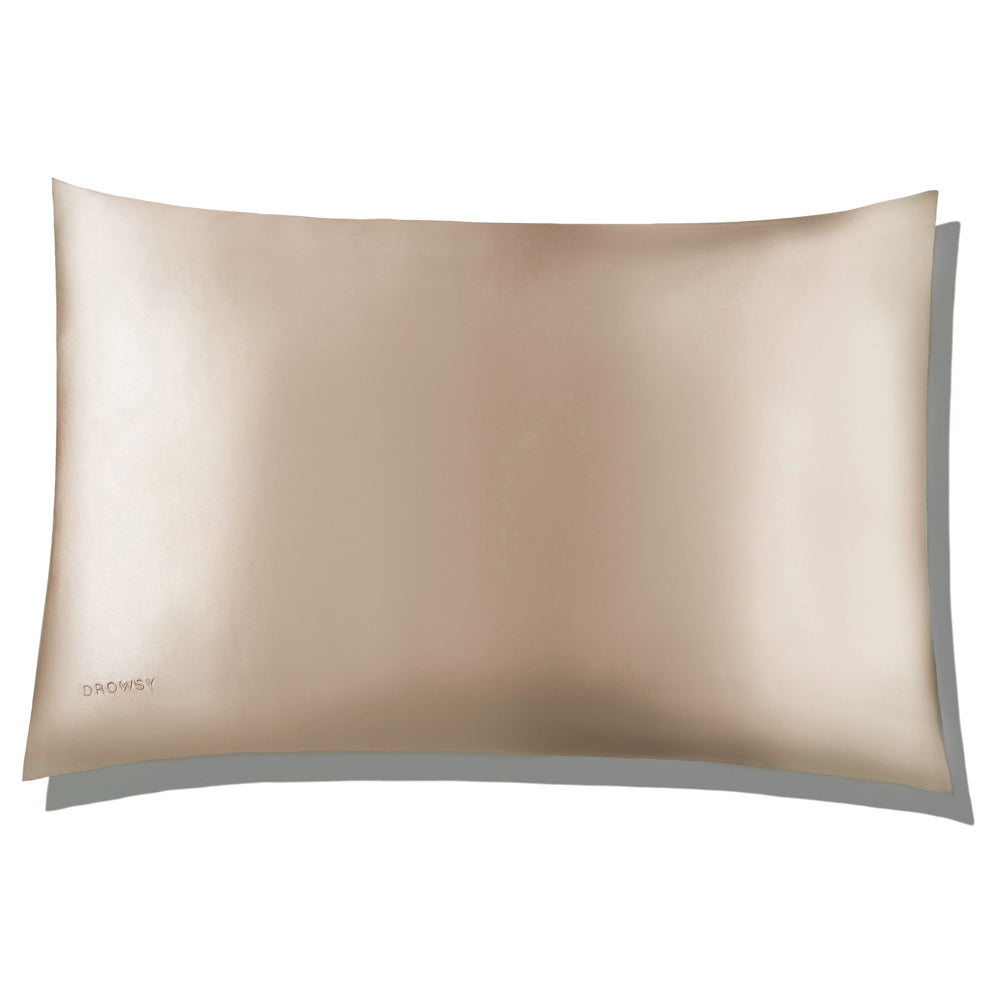 Silk Pillowcase - Queen - Dusty Gold